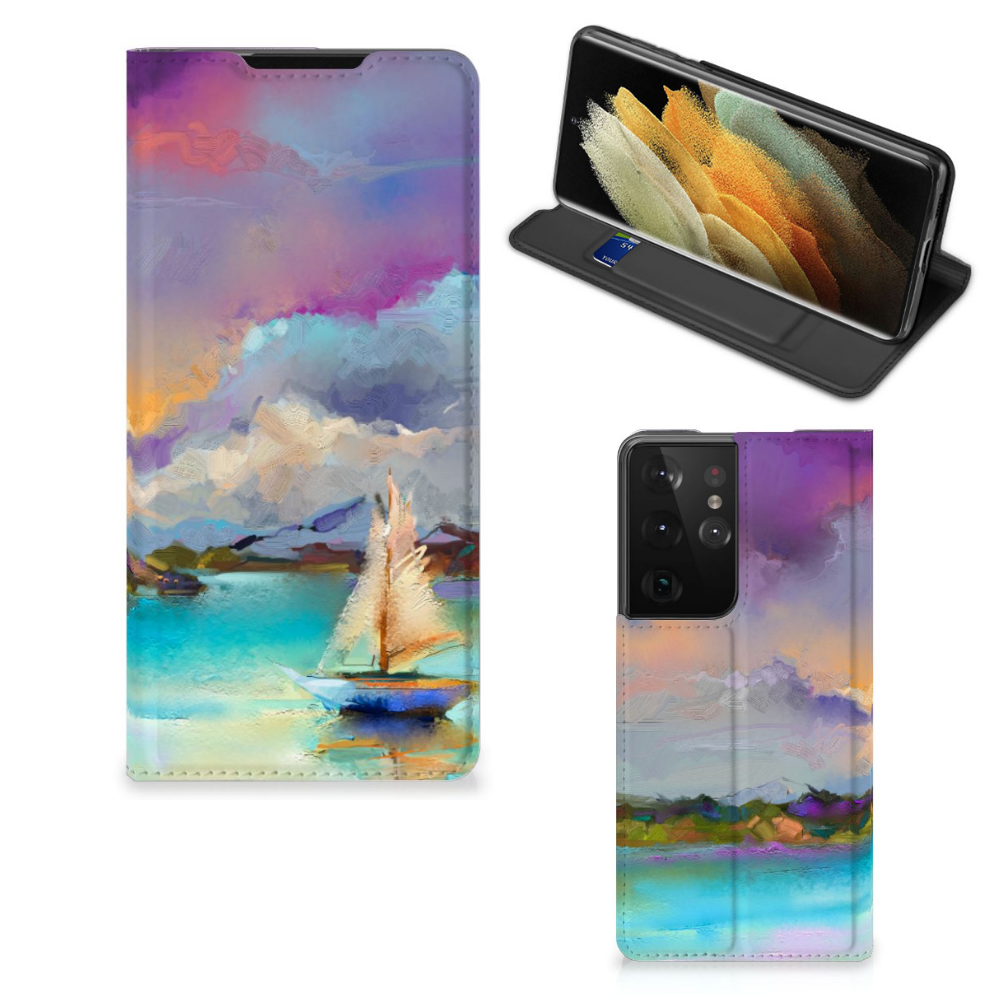 Bookcase Samsung Galaxy S21 Ultra Boat - B2C Telecom