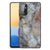 Samsung Galaxy M52 Marmeren Print Telefoonhoesje Marmer Grijs