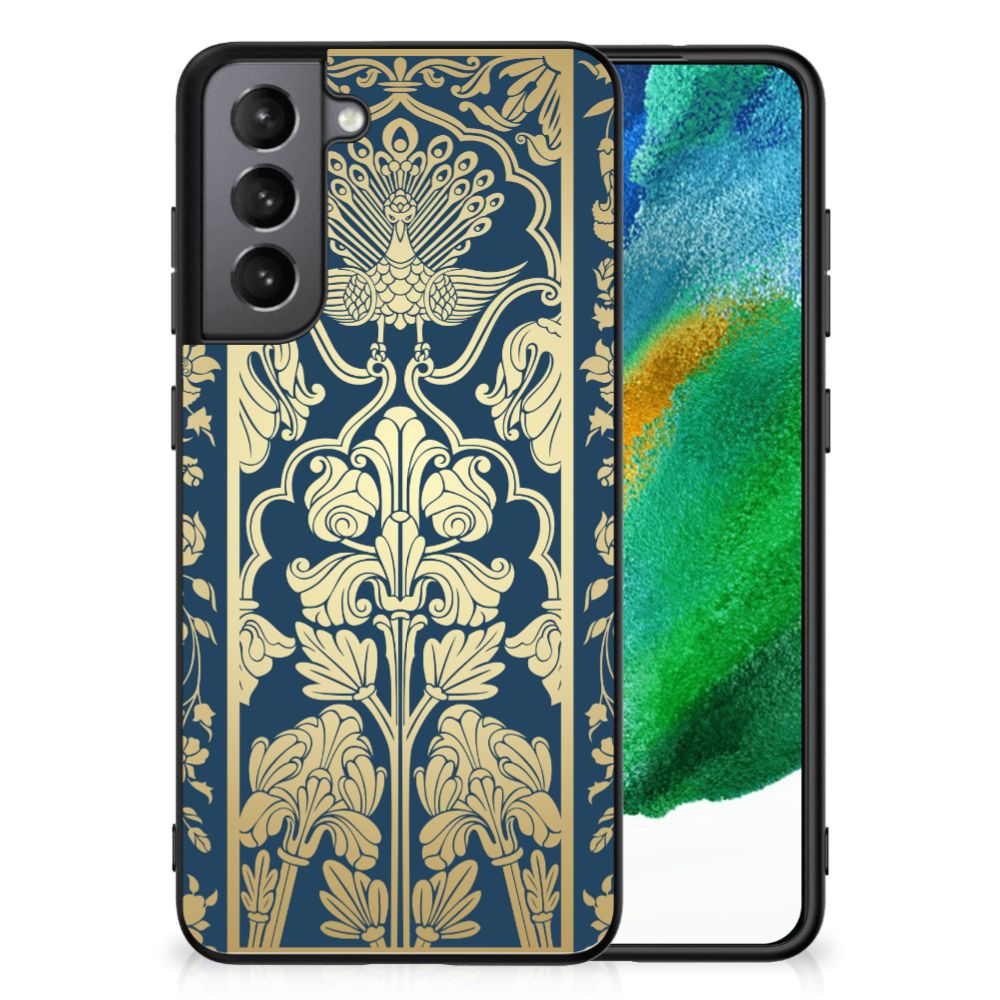 Samsung Galaxy S21FE Bloemen Hoesje Beige Flowers