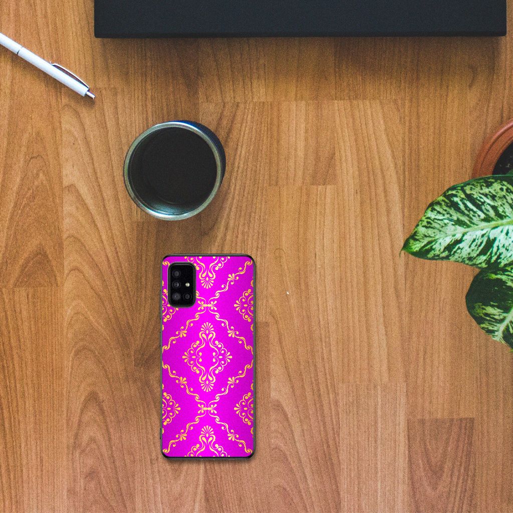 Hoesje TPU Samsung Galaxy A51 Barok Roze B2C Telecom