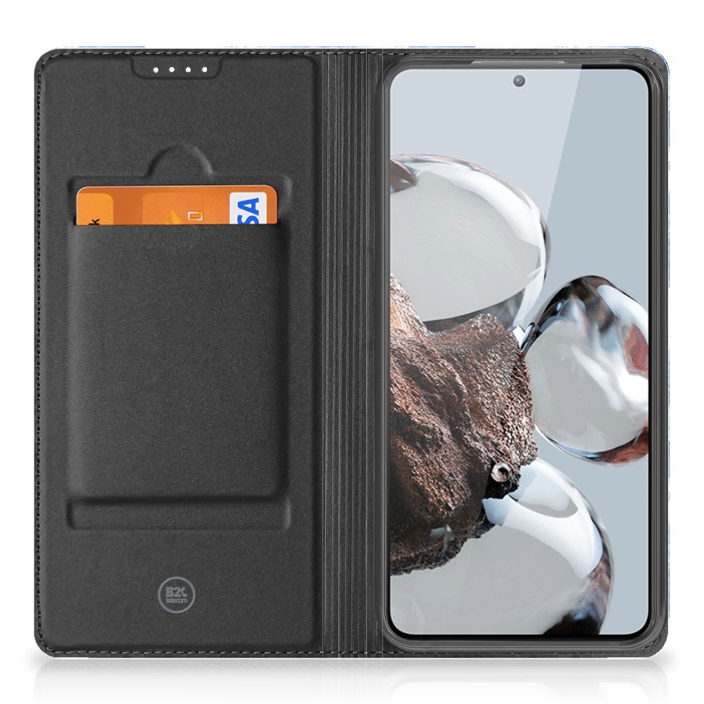 Smart Cover voor Xiaomi 12T | 12T Pro Flowers Blue