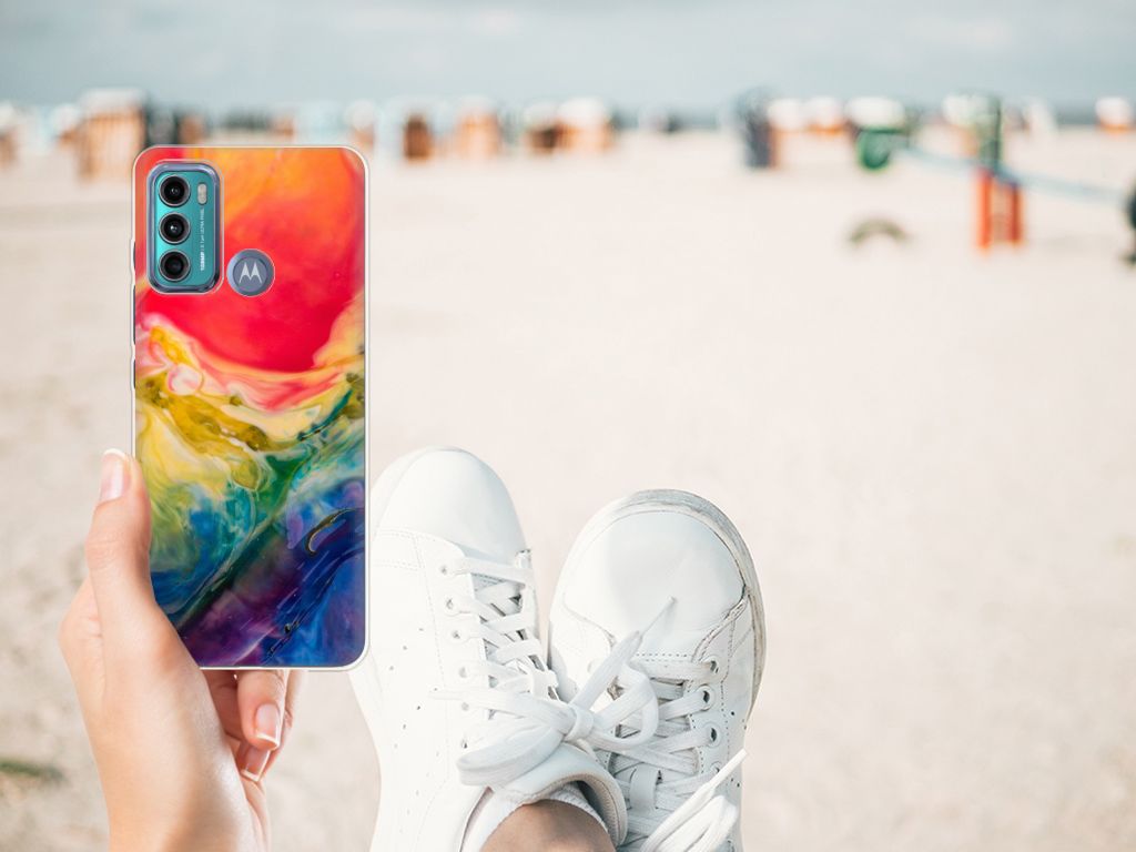 Hoesje maken Motorola Moto G60 Watercolor Dark B2C Telecom
