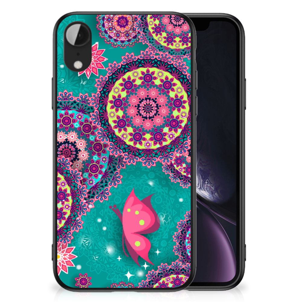 Apple iPhone XR Leuk Telefoonhoesje Cirkels en Vlinders