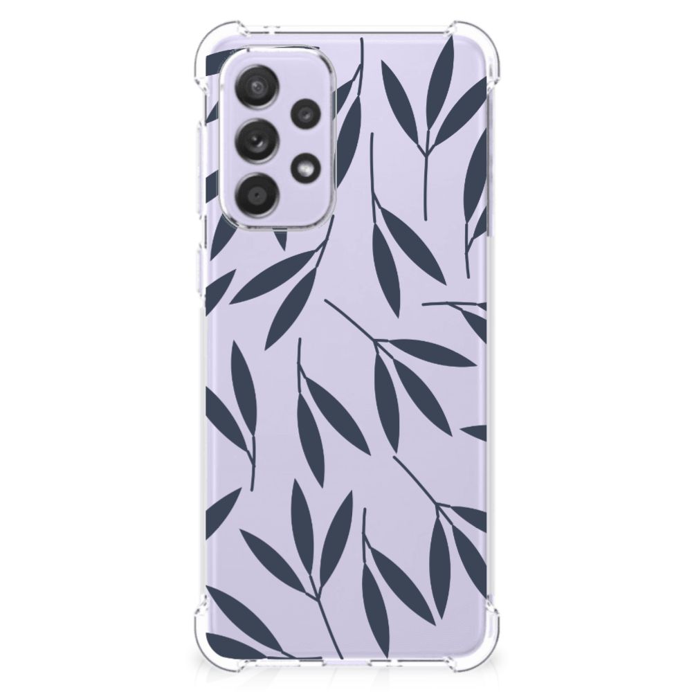 Samsung Galaxy A33 Case Leaves Blue B2C Telecom