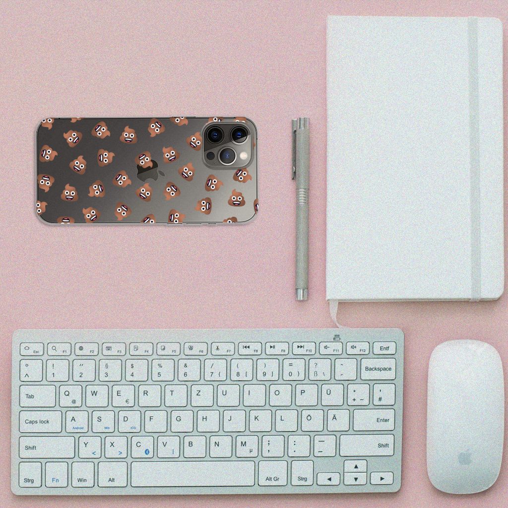 TPU bumper voor iPhone 12 Pro Max Poep Emojis B2C Telecom