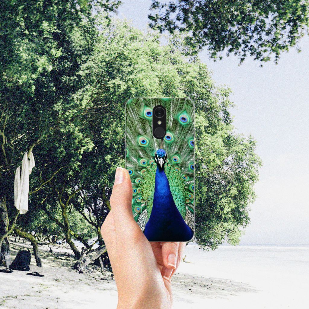 LG Q7 TPU Hoesje Pauw