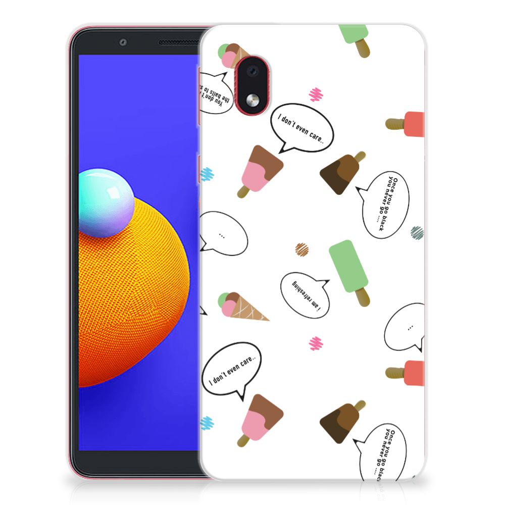 Samsung Galaxy A01 Core Siliconen Case IJsjes