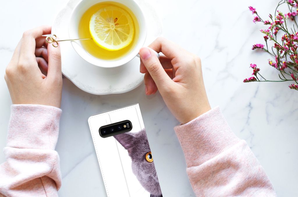 Samsung Galaxy S10 Hoesje maken Kat