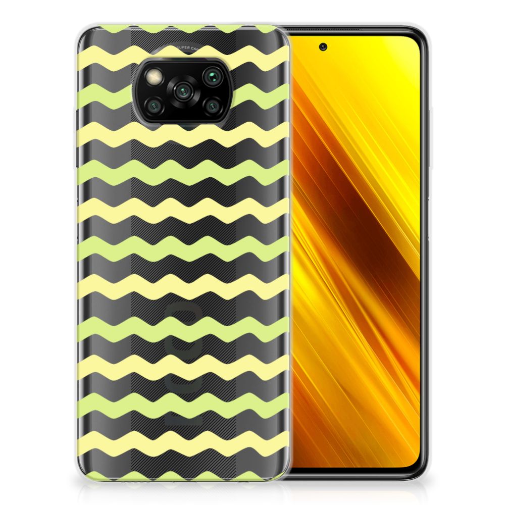 Xiaomi Poco X3 | Poco X3 Pro TPU bumper Waves Yellow B2C Telecom