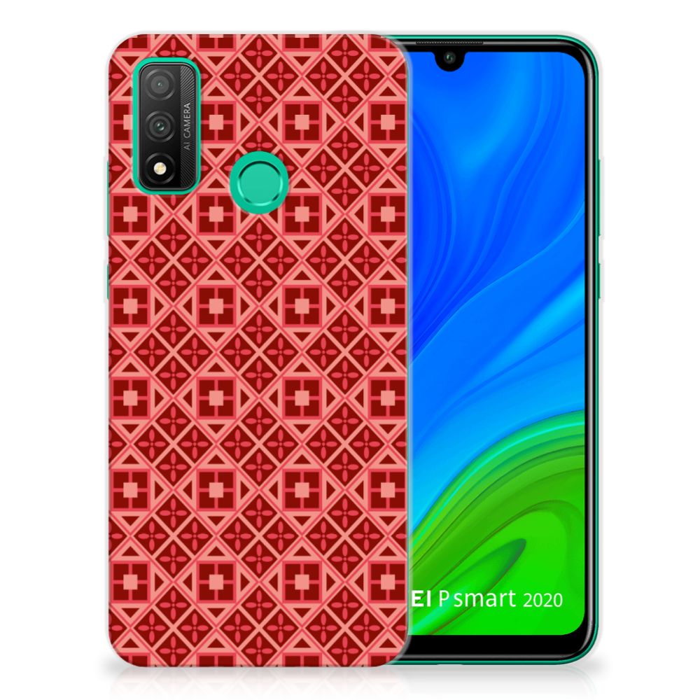 Huawei P Smart 2020 TPU bumper Batik Rood B2C Telecom