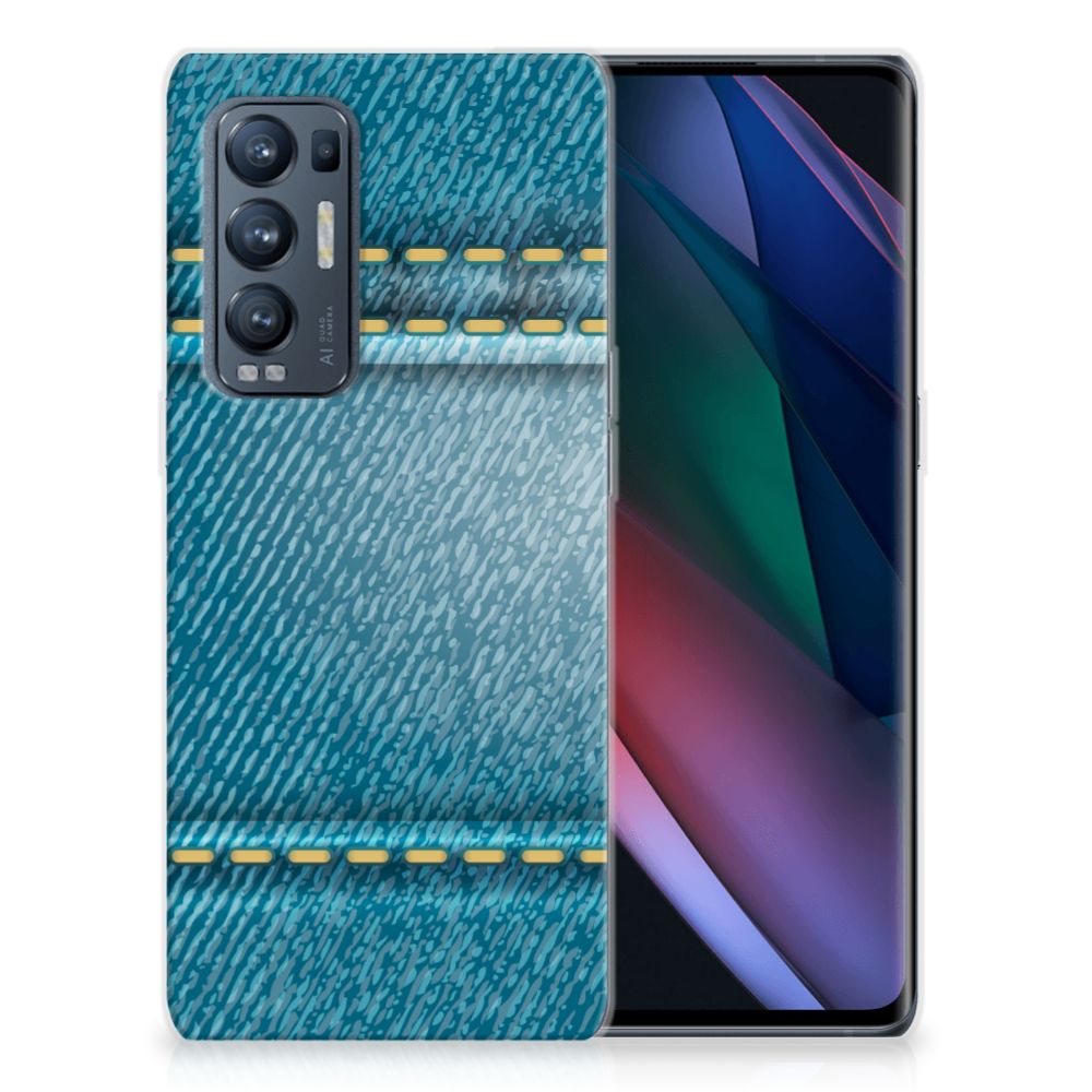OPPO Find X3 Neo Silicone Back Cover Jeans B2C Telecom