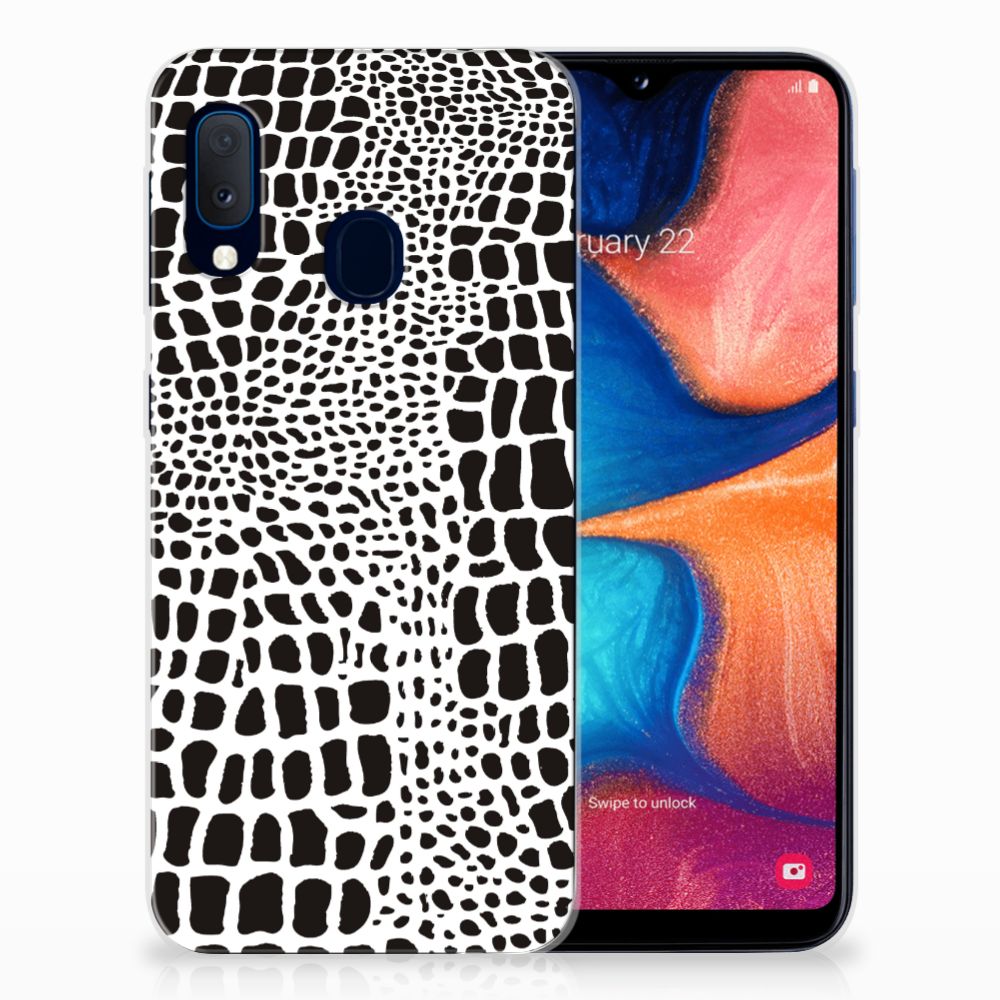 Samsung Galaxy A20e TPU Hoesje Slangenprint