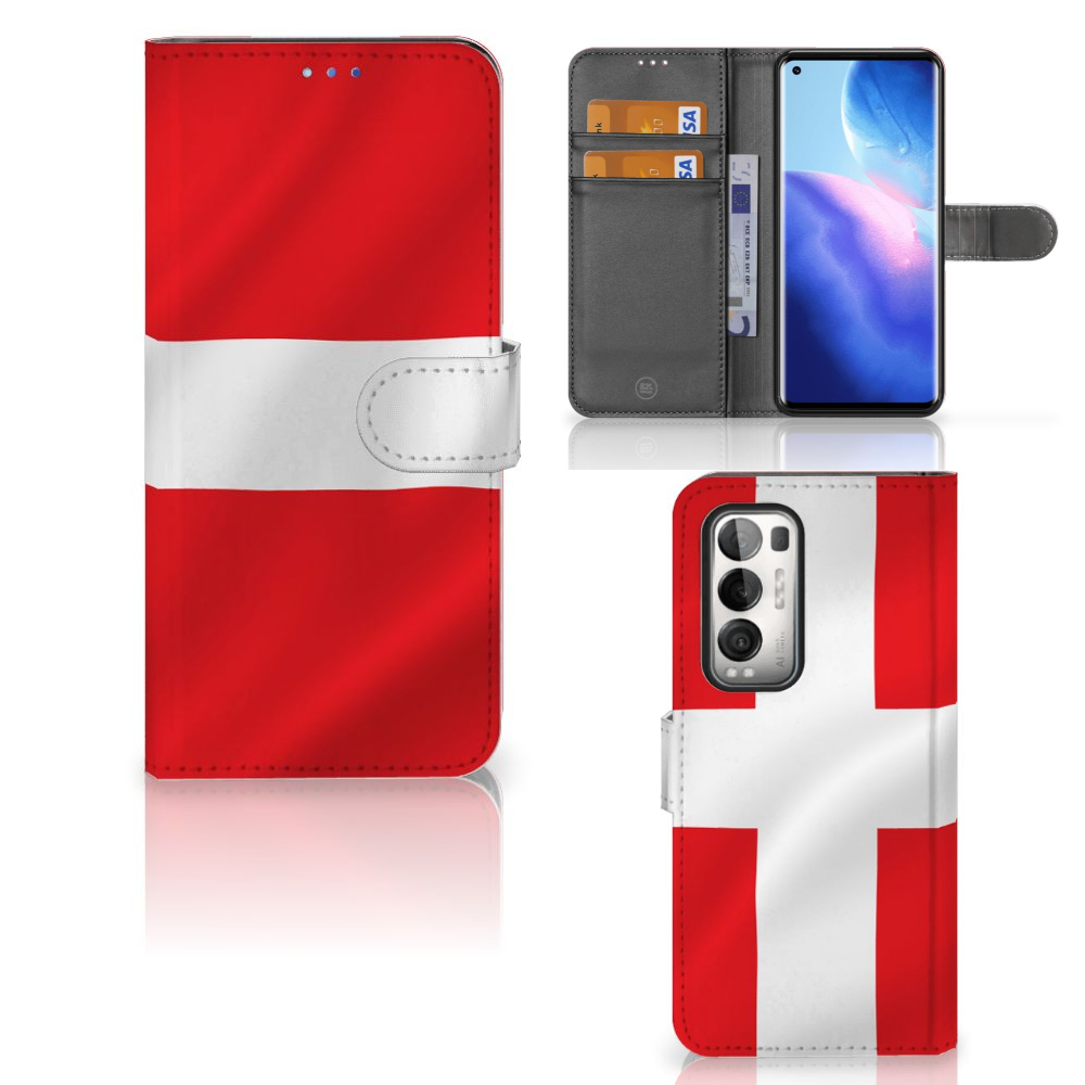 OPPO Find X3 Neo 5G Bookstyle Case Denemarken