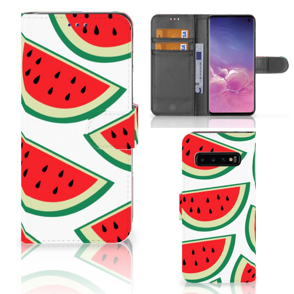 Samsung Galaxy S10 Book Cover Watermelons