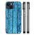 iPhone 15 Plus Houten Print Telefoonhoesje Wood Blue B2C Telecom