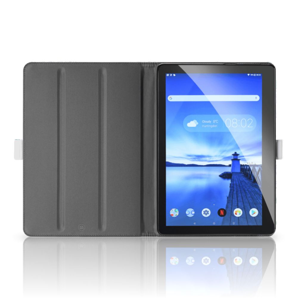 Lenovo Tab E10 Uniek Tablet Cover Blossom White