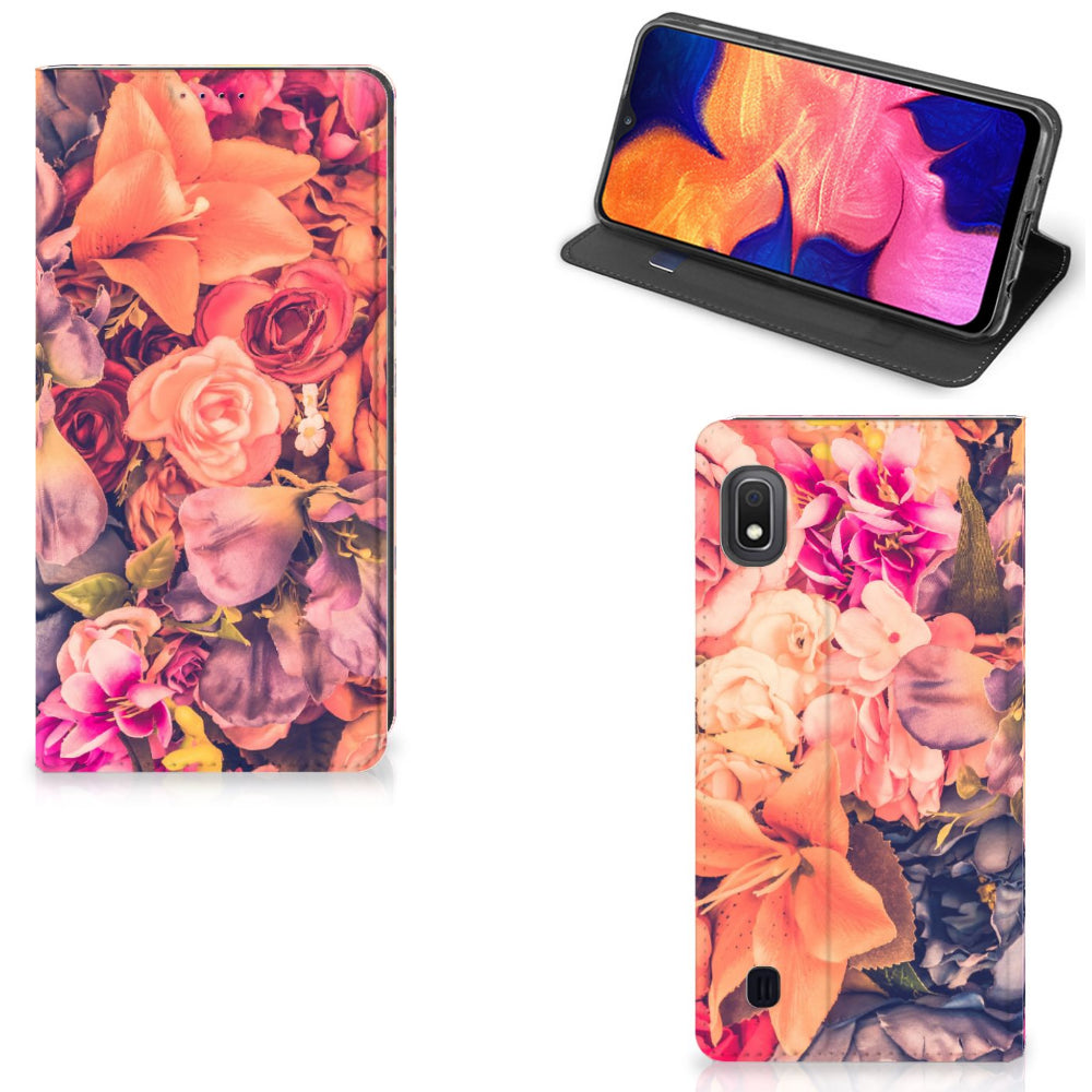 Samsung Galaxy A10 Smart Cover Bosje Bloemen