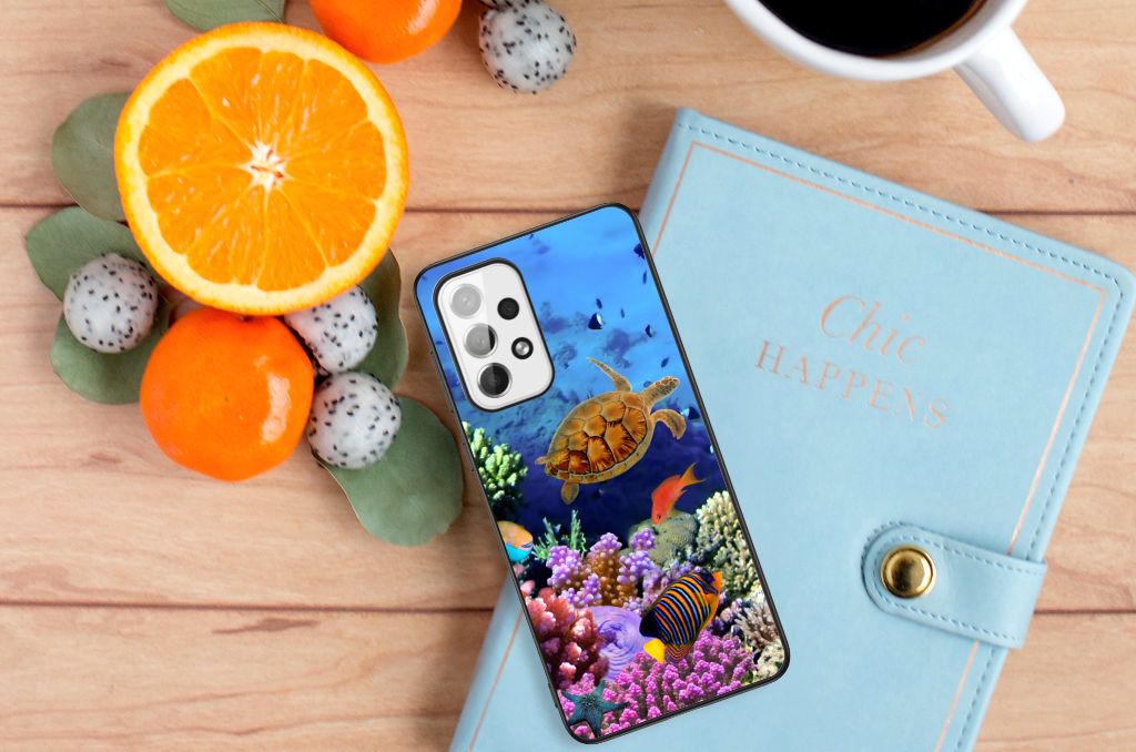 Samsung Galaxy A73 Dierenprint Telefoonhoesje Vissen B2C Telecom