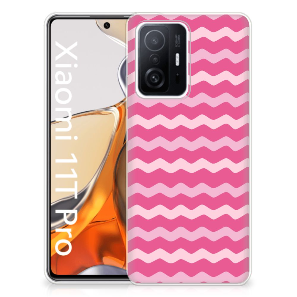 Xiaomi 11T | 11T Pro TPU bumper Waves Pink