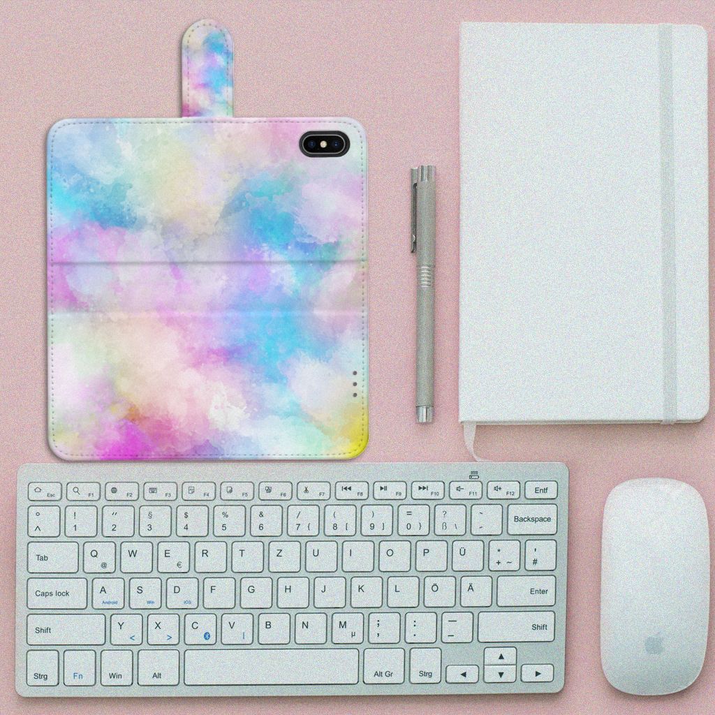 Hoesje Apple iPhone Xs Max Watercolor Light