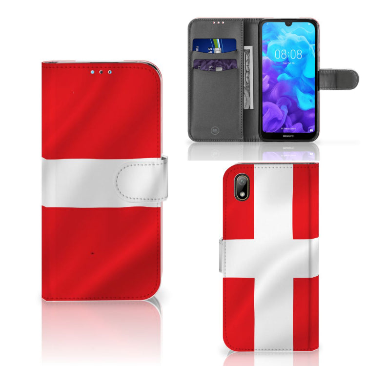 Huawei Y5 (2019) Bookstyle Case Denemarken