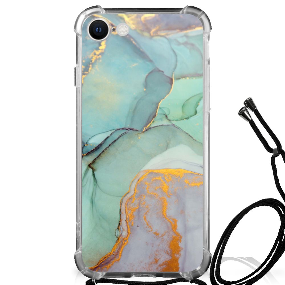 Back Cover voor iPhone SE 2022 | 2020 | 8 | 7 Watercolor Mix