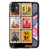 iPhone 11 TPU Backcover Postzegels met reizen print en zwart randdesign voor optimale bescherming.