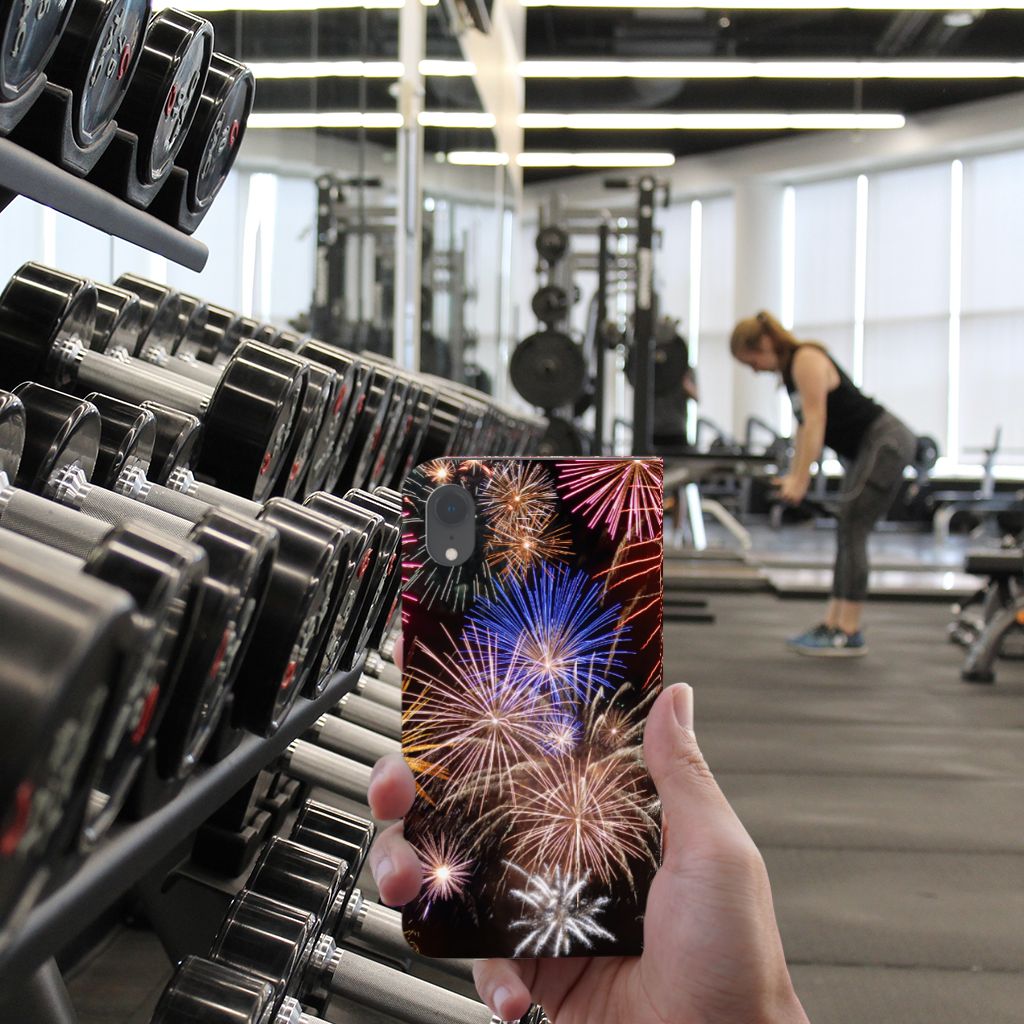 Apple iPhone Xr Hippe Standcase Vuurwerk