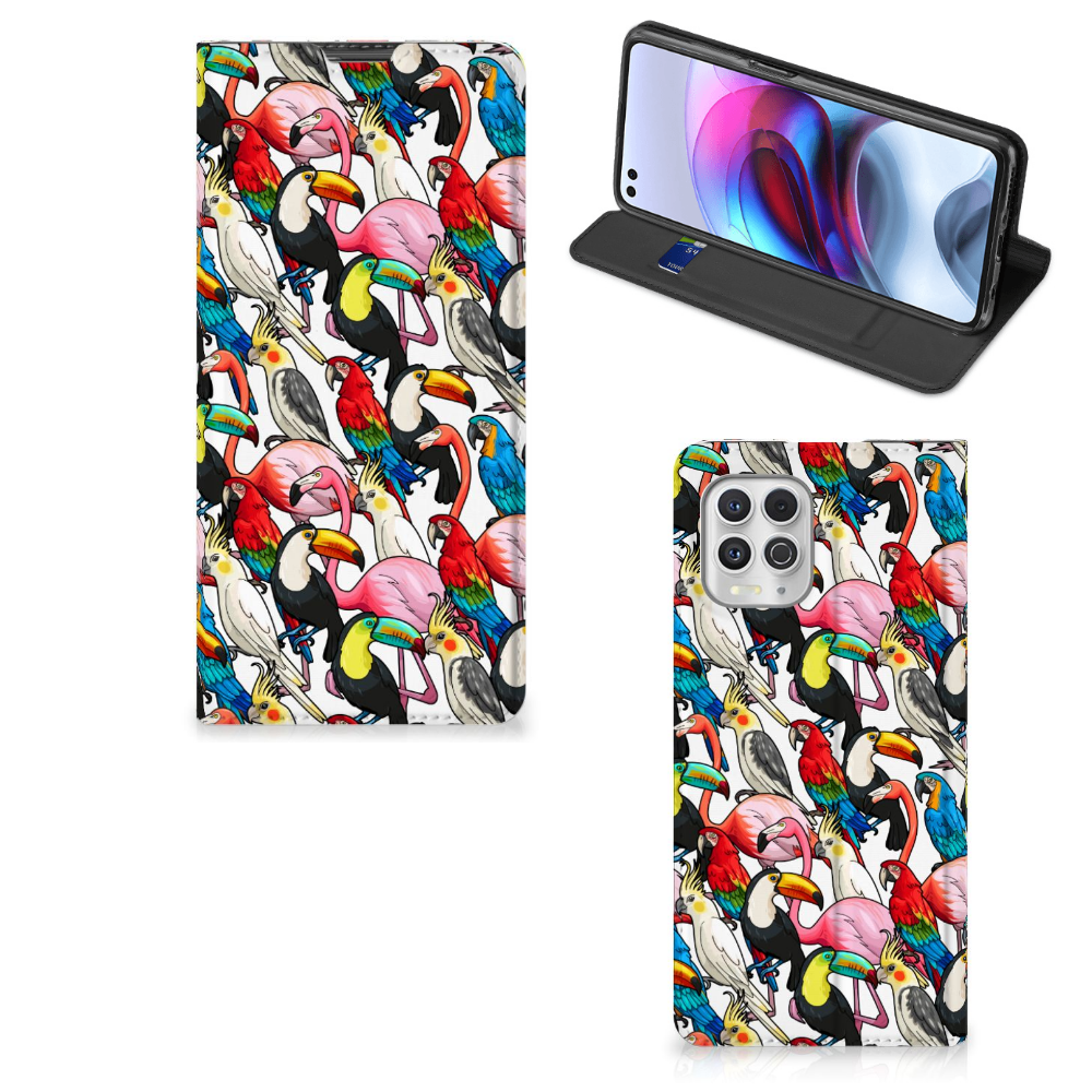 Motorola Moto G100 Hoesje maken Birds - B2C Telecom