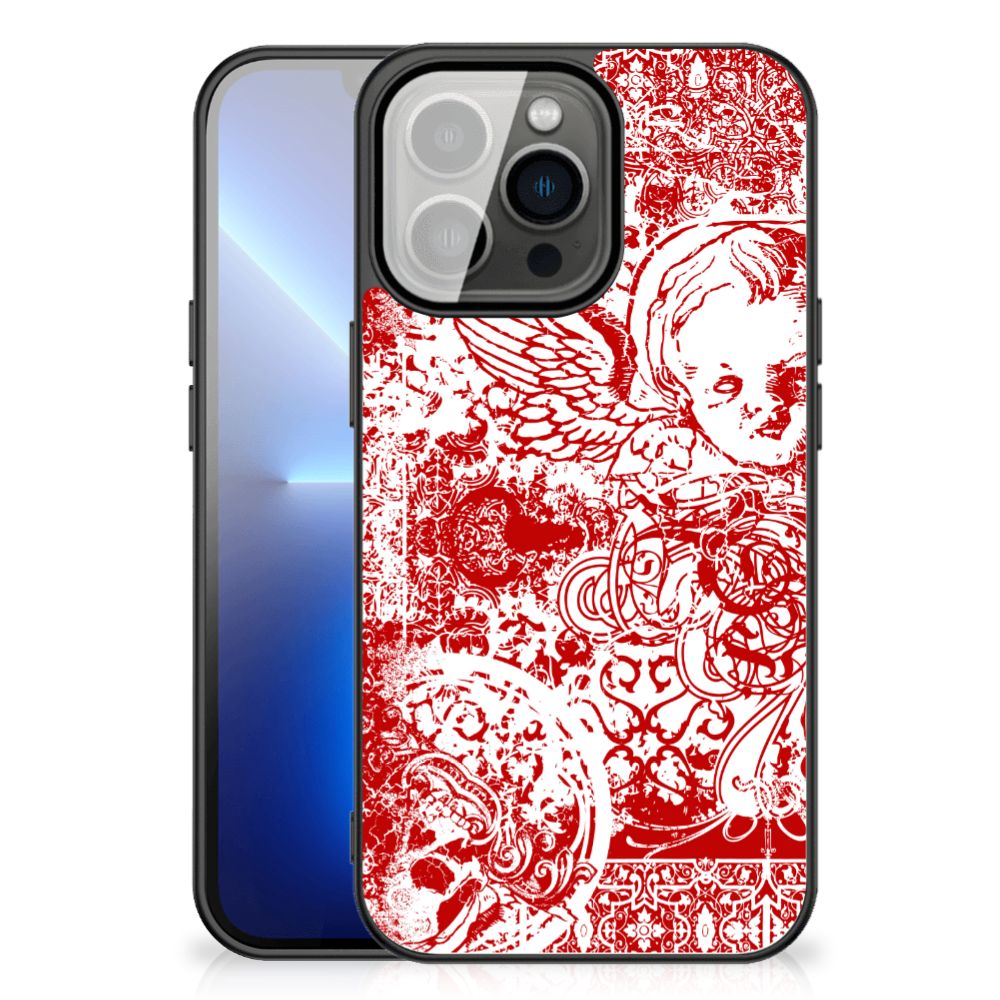 Telefoonhoesje iPhone 13 Pro Max Angel Skull Rood B2C Telecom