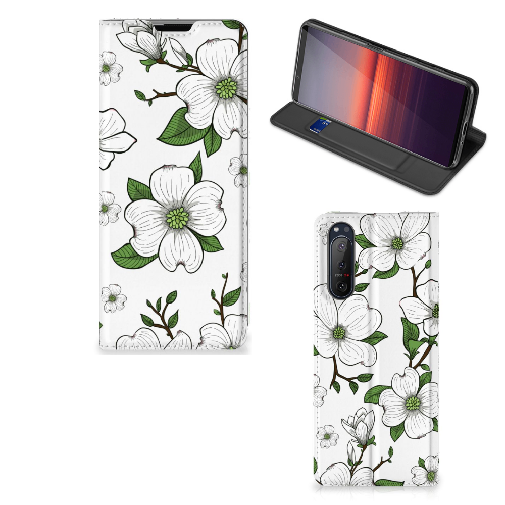Sony Xperia 5 II Smart Cover Dogwood Flowers - B2C Telecom