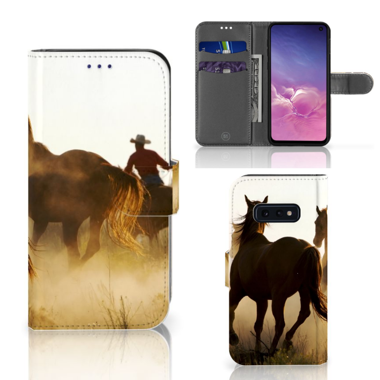 Samsung Galaxy S10e Telefoonhoesje met Pasjes Design Cowboy