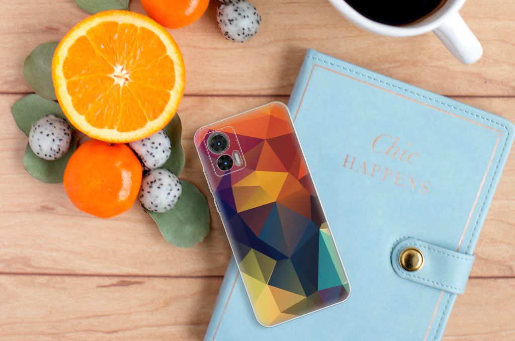 Motorola Edge 30 Neo TPU Hoesje Polygon Color B2C Telecom