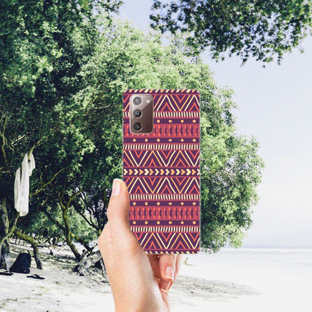 Samsung Note 20 TPU bumper Aztec Paars B2C Telecom