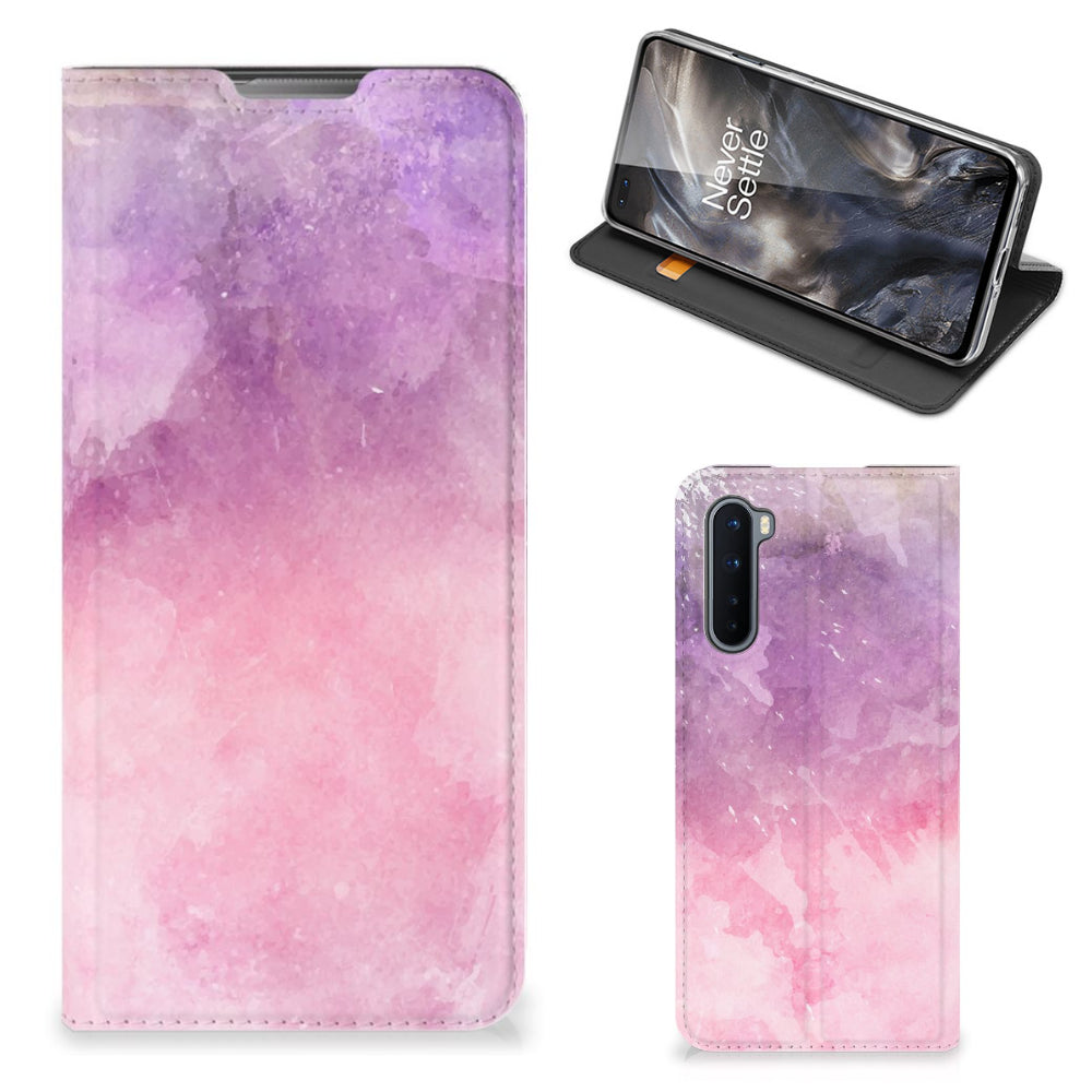 Bookcase OnePlus Nord Pink Purple Paint