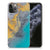 Apple iPhone 11 Pro TPU Siliconen Hoesje Marble Blue Gold