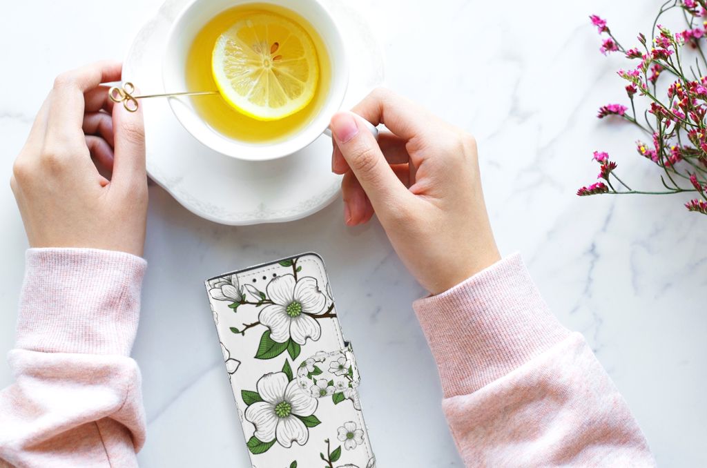 Huawei P40 Hoesje Dogwood Flowers
