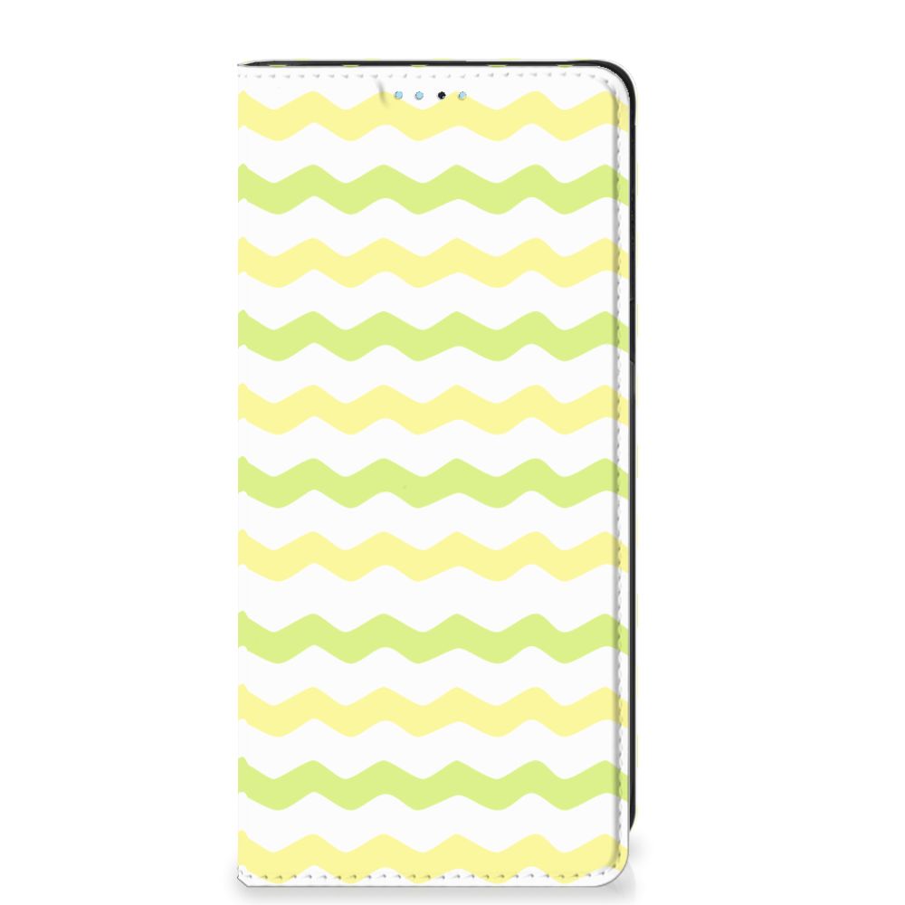 Xiaomi Redmi Note 11/11S Hoesje met Magneet Waves Yellow - B2C Telecom