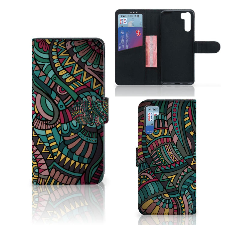 OPPO A91 | Reno3 Telefoon Hoesje Aztec