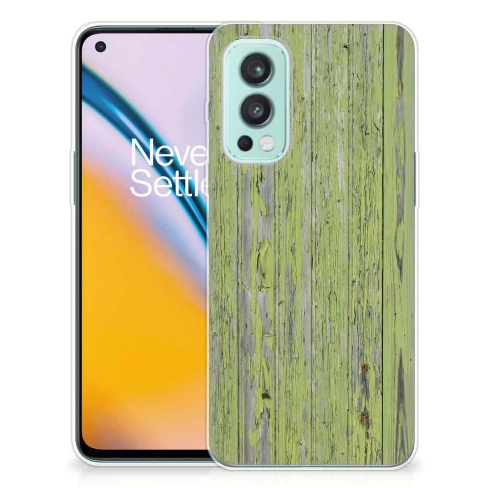 OnePlus Nord 2 5G Bumper Hoesje Green Wood