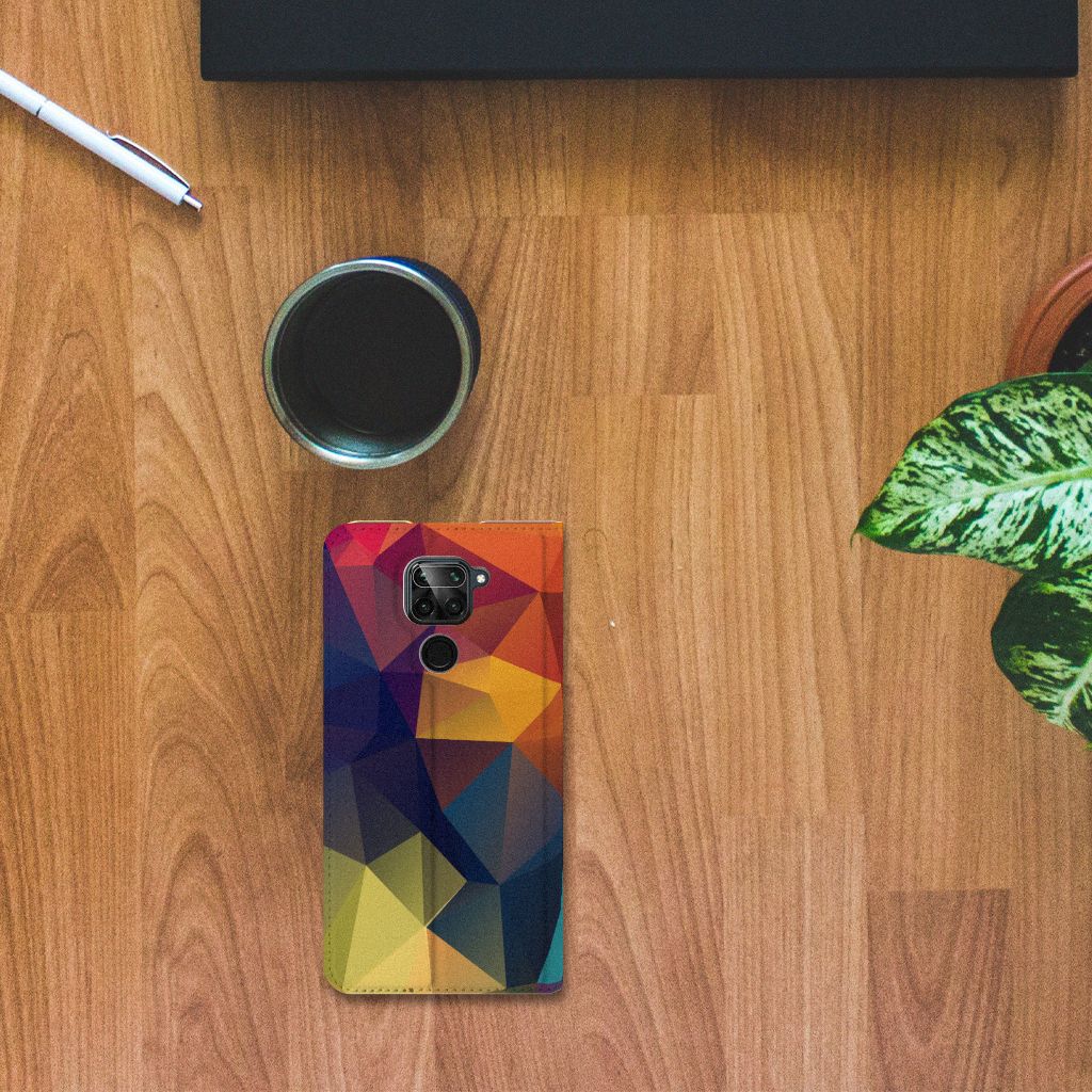 Xiaomi Redmi Note 9 Stand Case Polygon Color - B2C Telecom