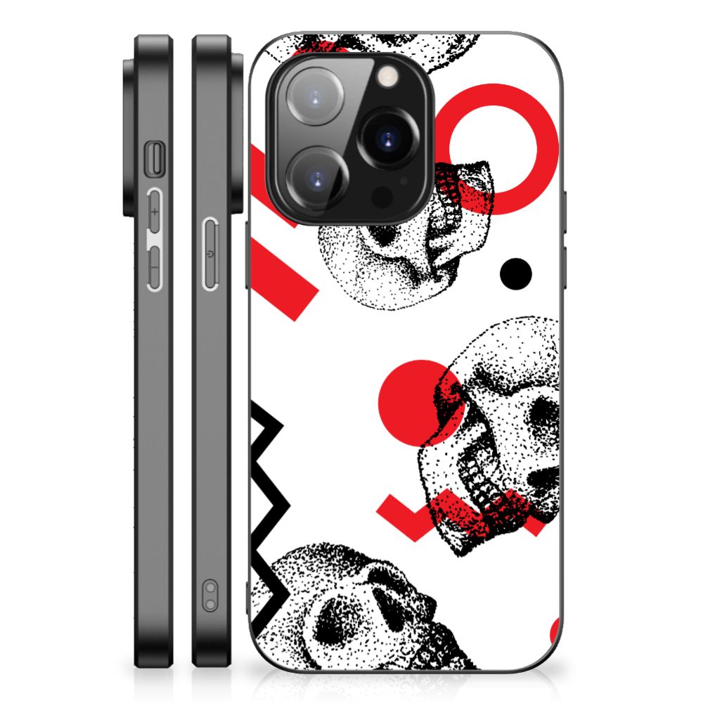 Telefoonhoesje iPhone 14 Pro Skull Red B2C Telecom