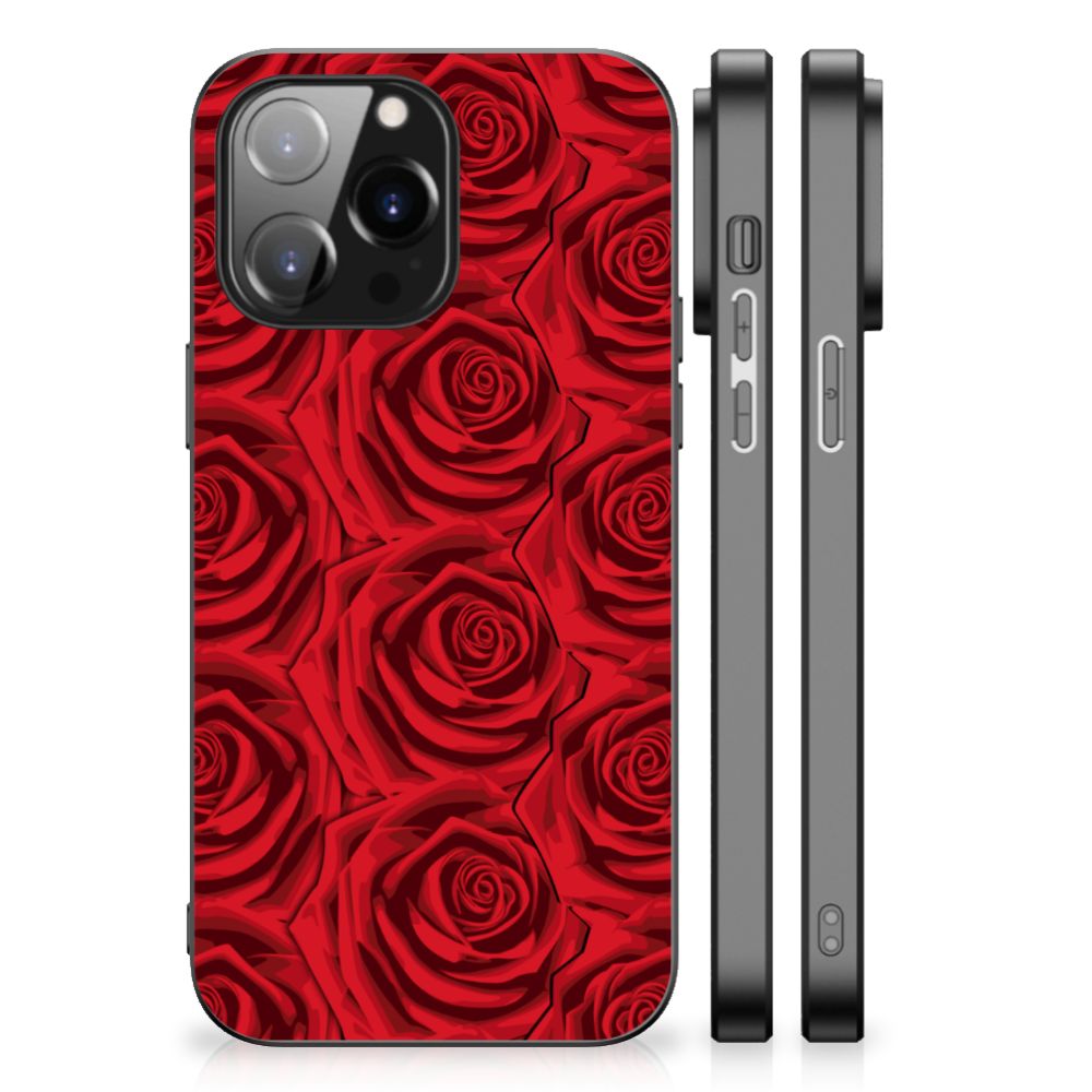 iPhone 14 Pro Max Bloemen Hoesje Red Roses