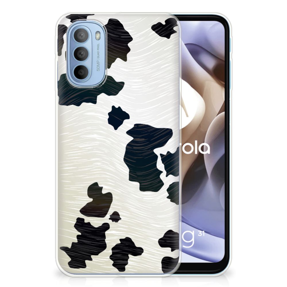Motorola Moto G31 | G41 TPU Hoesje Koeienvlekken B2C Telecom