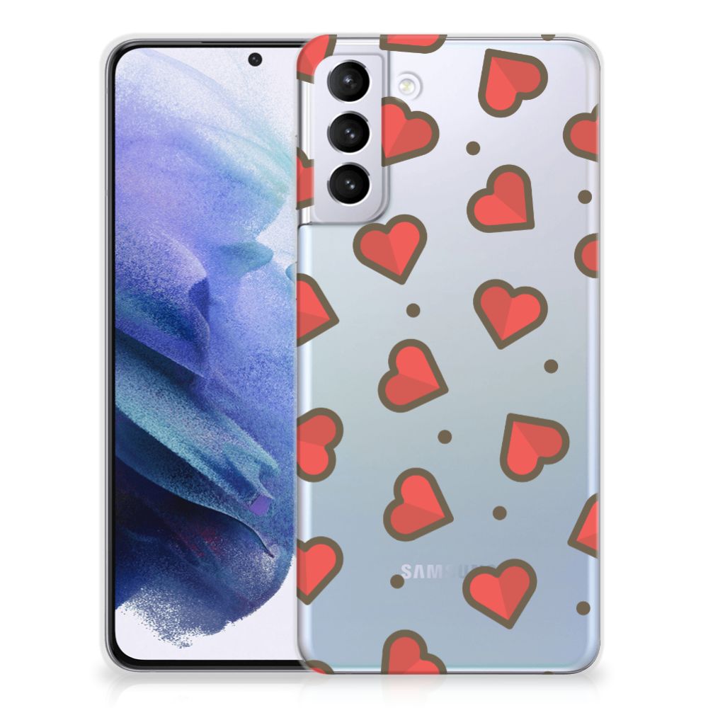 Samsung Galaxy S21 Plus TPU bumper Hearts B2C Telecom