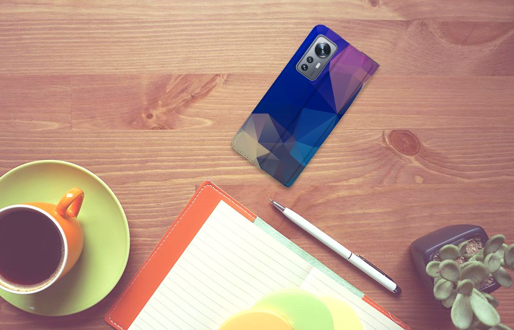 Xiaomi 12 | 12X Stand Case Polygon Dark - B2C Telecom