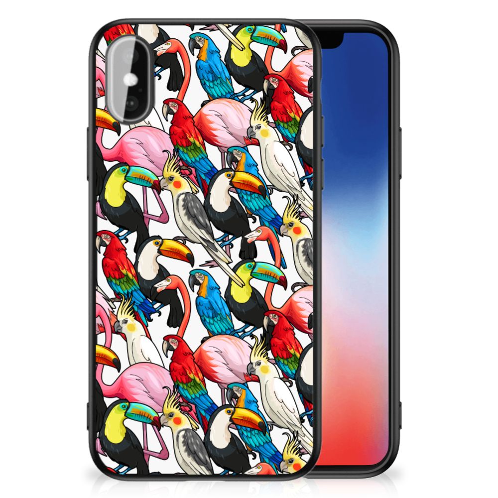 iPhone X | Xs Dierenprint Telefoonhoesje Birds B2C Telecom