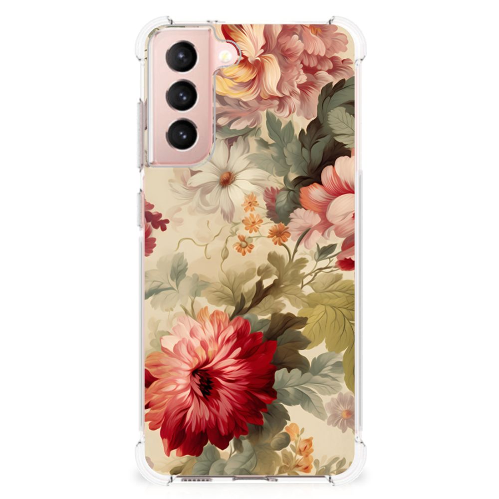 Case voor Samsung Galaxy S21 FE Bloemen