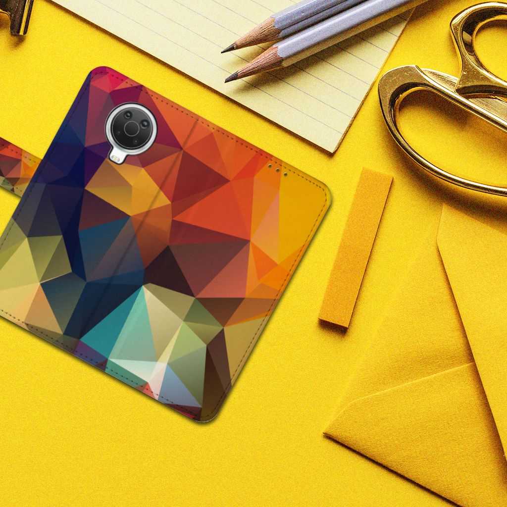 Nokia G10 | G20 Book Case Polygon Color