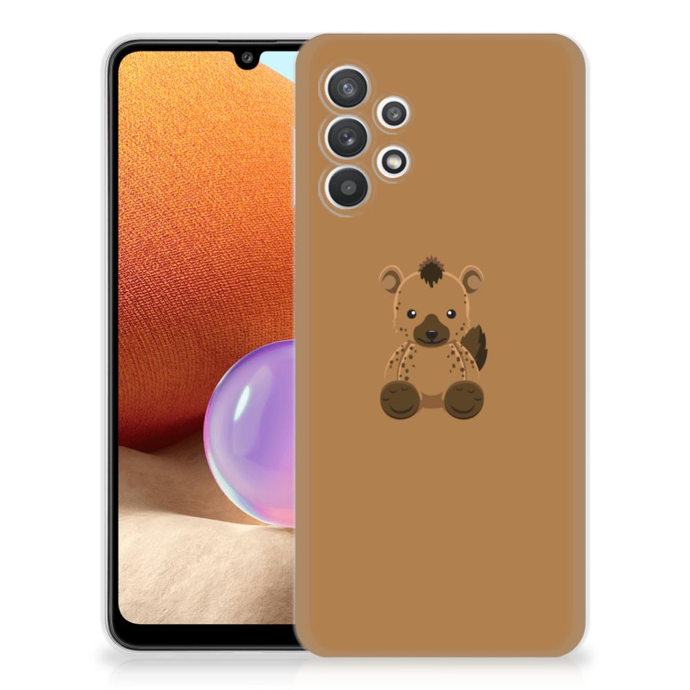 Samsung Galaxy A32 4G | A32 5G Enterprise Editie Telefoonhoesje met Naam Baby Hyena B2C Telecom